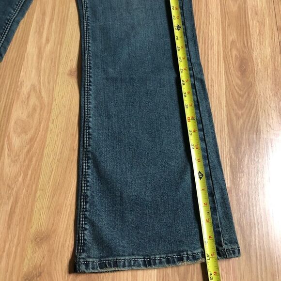 NWT Ryan Michael Western Skinny Flare The Elly Denim Blue Jeans Women’s 12/32 - Picture 5 of 10